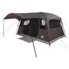 vidaXL Tunneltent Bruin Grijs 427 x 305 x 205 cm Polyester en staal