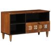 vidaXL TV-kast Walnotenhout 80 x 33 x 46 cm Massief Mango Hout