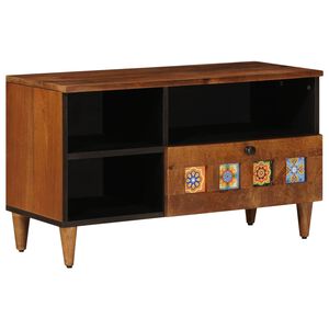 vidaXL TV-kast Walnotenhout 80 x 33 x 46 cm Massief Mango Hout