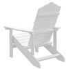 vidaXL Tuinstoel Adirondack HDPE wit