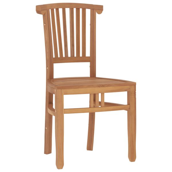 vidaXL 5-delige Tuinset massief teakhout