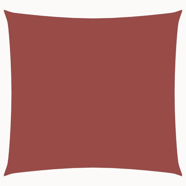 vidaXL Zonnescherm vierkant 6x6 m oxford stof terracottakleurig