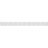 vidaXL Draadgaashek met flens 1,6x25 m antracietkleurig
