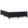 vidaXL Boxspring zonder matras fluweel zwart 140x220 cm