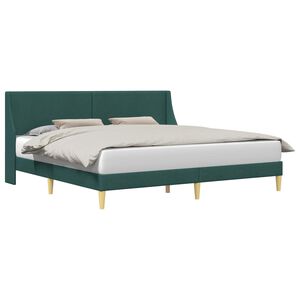 vidaXL Bedframe Effen met hoofdeinde aansluitplaat