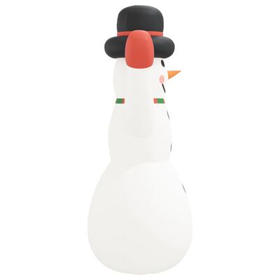 VidaXL Sneeuwpop met LED's opblaasbaar 455 cm