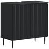 vidaXL Badkamer wastafelkast ZWOLLE Zwart 59,5 x 31,5 x 59 cm