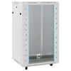 vidaXL Netwerkkast met draaiwieltjes 18U 19" IP20 60x60x100 cm