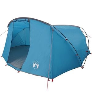 vidaXL Tunnel Tent 4-Person 4-persoons Blauw en Grijs