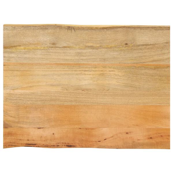 vidaXL Tafelblad met natuurlijke rand 80x60x3,8 cm massief mangohout