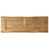 vidaXL Tafelblad met natuurlijke rand 110x40x3,8 cm massief mangohout