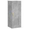 vidaXL Wandkast 34,5x34x90 cm bewerkt hout betongrijs