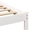 vidaXL Bedframe met hoofdeinde Wit 140 x 190 cm Massief grenenhout