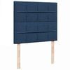 vidaXL Ottoman bed met matras en LED's 120x200cm stof blauw