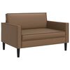 vidaXL XXL fauteuil Cappuccino Kunstleer
