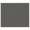 vidaXL Verzwaringsdeken 220x260 cm 15 kg stof grijs