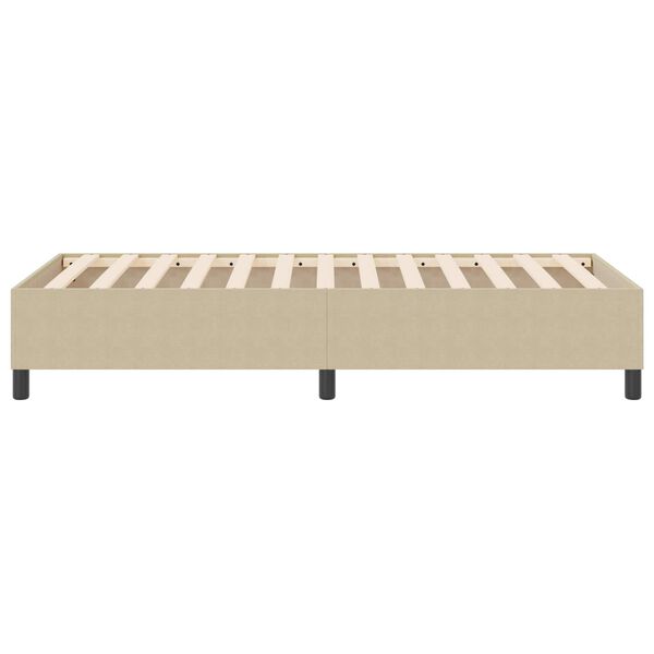 vidaXL Platform bedframe Grijs groen 90 x 200 cm Stof
