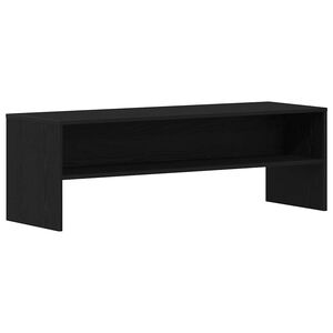 vidaXL TV-meubel 120x40x40 cm spaanplaat zwart eikenkleurig