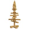 vidaXL Houten kerstboom Massief grenenhout
