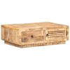 vidaXL Salontafel 90x60x29 cm ruw mangohout