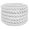 vidaXL Touw Wit 5 x 5 x 500 cm Katoen