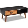vidaXL Salontafel 90x50x40 cm massief acaciahout