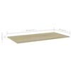 vidaXL Wandschappen 8 st 80x20x1,5 cm spaanplaat sonoma eikenkleurig