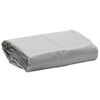 vidaXL Dekzeil 650 g/m&sup2; 5x6 m grijs
