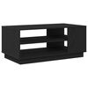 vidaXL Salontafel Zwart Eiken 102 x 55 x 43 cm Bewerkt hout