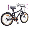 vidaXL Kinderfiets 20 Inch voor 6-11 jaar oud Zwart