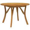 vidaXL Tuintafel &Oslash; 110 cm massief acaciahout
