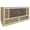 vidaXL Terrarium 80x40x40 cm bewerkt hout