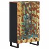 vidaXL Hoge kast met lade 60x33x100 cm gerecycled hout en ijzer