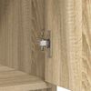 vidaXL Dressoir met lades deuren 70,5x34x74,5 cm sonoma eikenkleurig