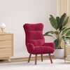 vidaXL Fauteuil Wijnrood 69 x 74 x 93 cm Fluweel