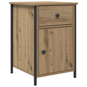vidaXL Nachtkastje met lade Artisan Eiken 40 x 42 x 60 cm Bewerkt hout