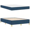 vidaXL Bedframe met matras Blauw 160 x 200 cm Stof