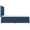 vidaXL Boxspringbed met matras met hoofdeinde Blauw 140 x 190 cm Stof