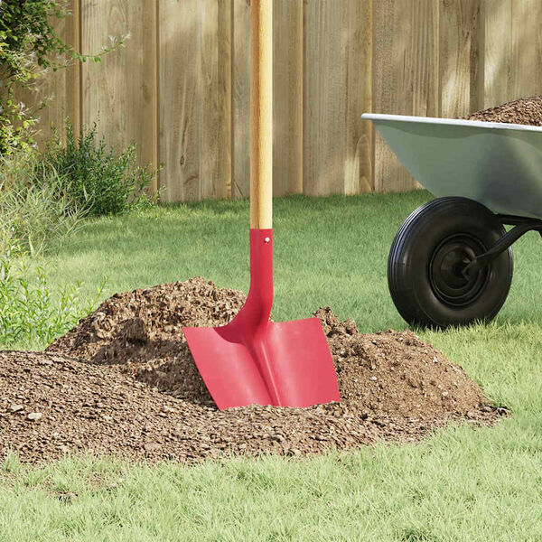 vidaXL Schep Hoofd Rood 39,5 x 27,5 cm Gepoedercoat staal