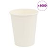 vidaXL Papieren koffiekopjes 1000 st 8oz 200 ml wit