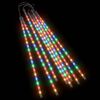 vidaXL Meteoorlichten 8 st 288 LED's binnen/buiten 50 cm meerkleurig