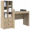 vidaXL Bureau met lade 2 pcs Sonoma Eiken