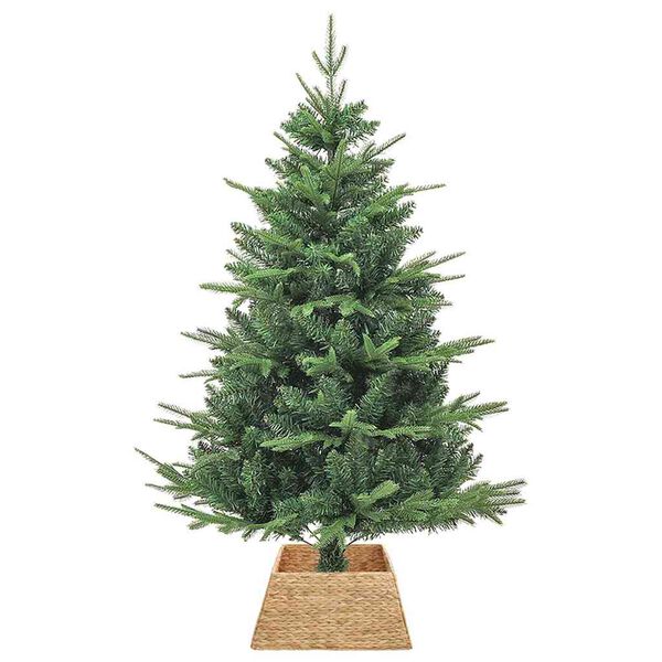 vidaXL Kerstboomkraag Bruin 50 x 50 x 25 cm Waterhyacint