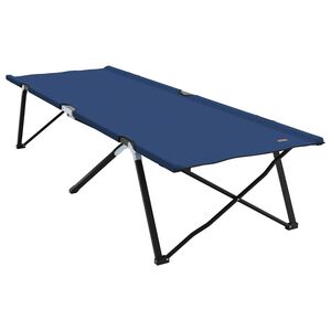 vidaXL Opvouwbaar Camping Bed Blauw 206 x 76 x 74 cm Oxford en Staal