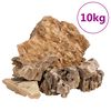 vidaXL Drakenstenen 10 kg 5-30 cm bruin