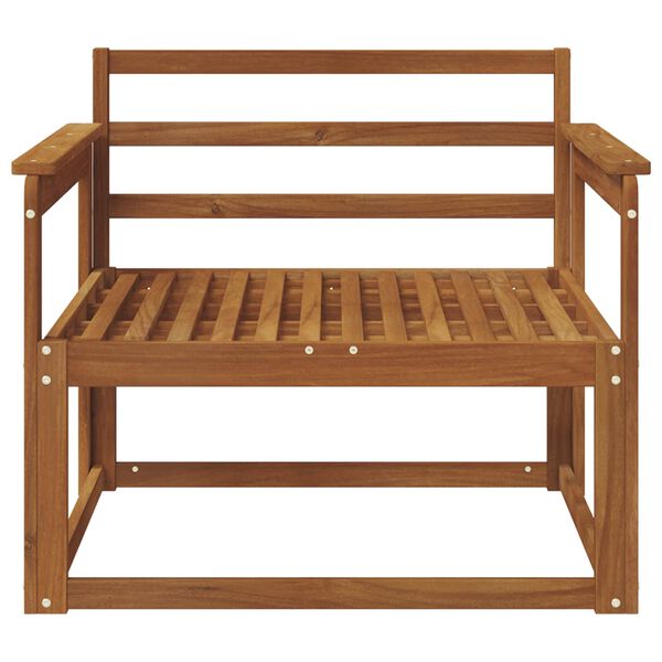 vidaXL Buiten Midden Sofa Massief Acaciahout Naturel