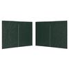 vidaXL Tentwanden 2 st met ritssluiting PE groen