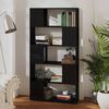vidaXL Boekenkast/kamerscherm 80x24x155 cm hout hoogglans zwart