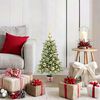 vidaXL Kerstboom met 150 LED met standaard Groen 65 cm PE