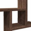 vidaXL Wandschappen 2 st 38x12x38 cm bewerkt hout bruin eikenkleurig